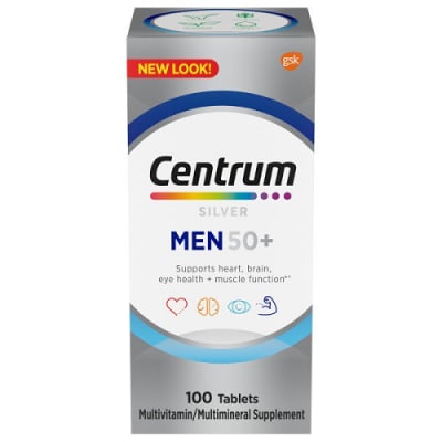 Centrum Silver Hombre +50 Años 60 Comprimidos Recubiertos